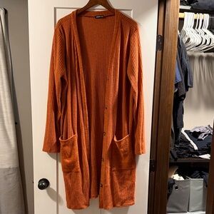 HEIMISH USA Rust Knit Cardigan